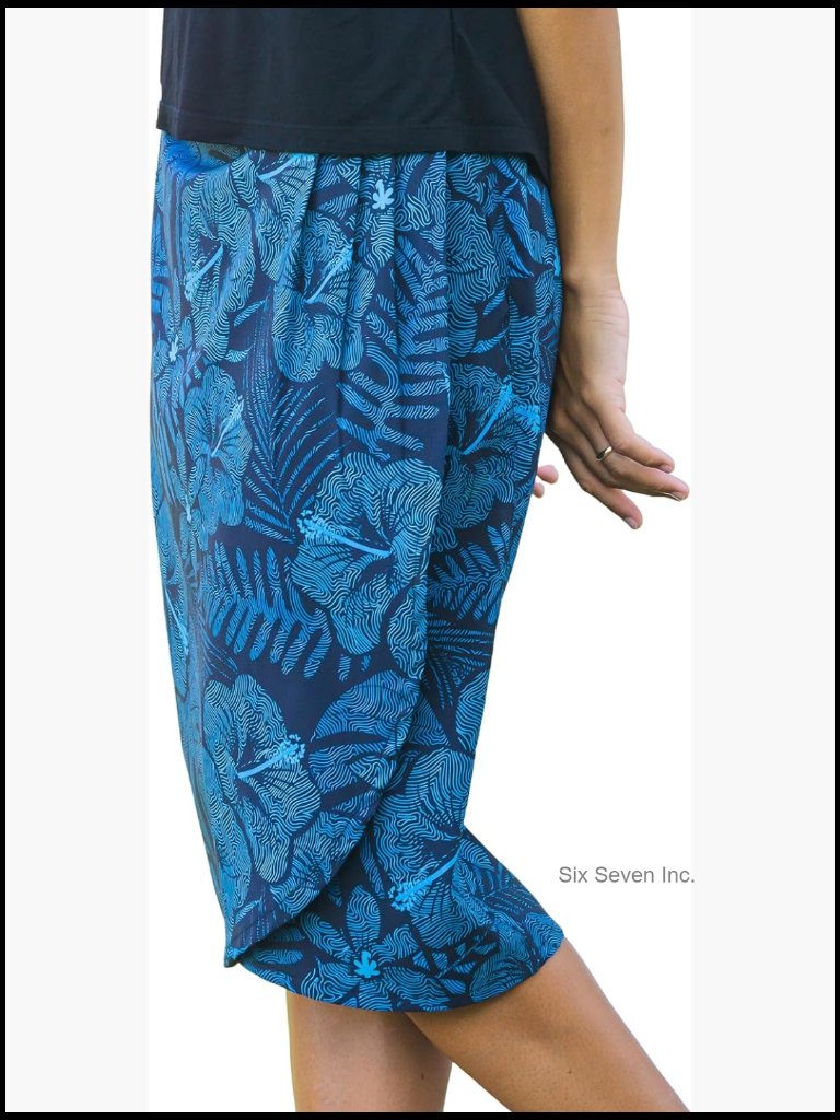 Quick-Dry Wrap Skirt With Pockets - Swim Cover-Up